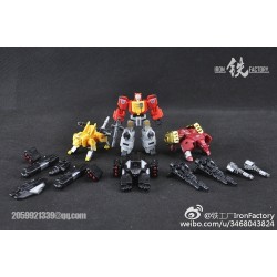 Iron Factory IF-EX03 Sonictech Bassrhino Leotrible - Set of 3