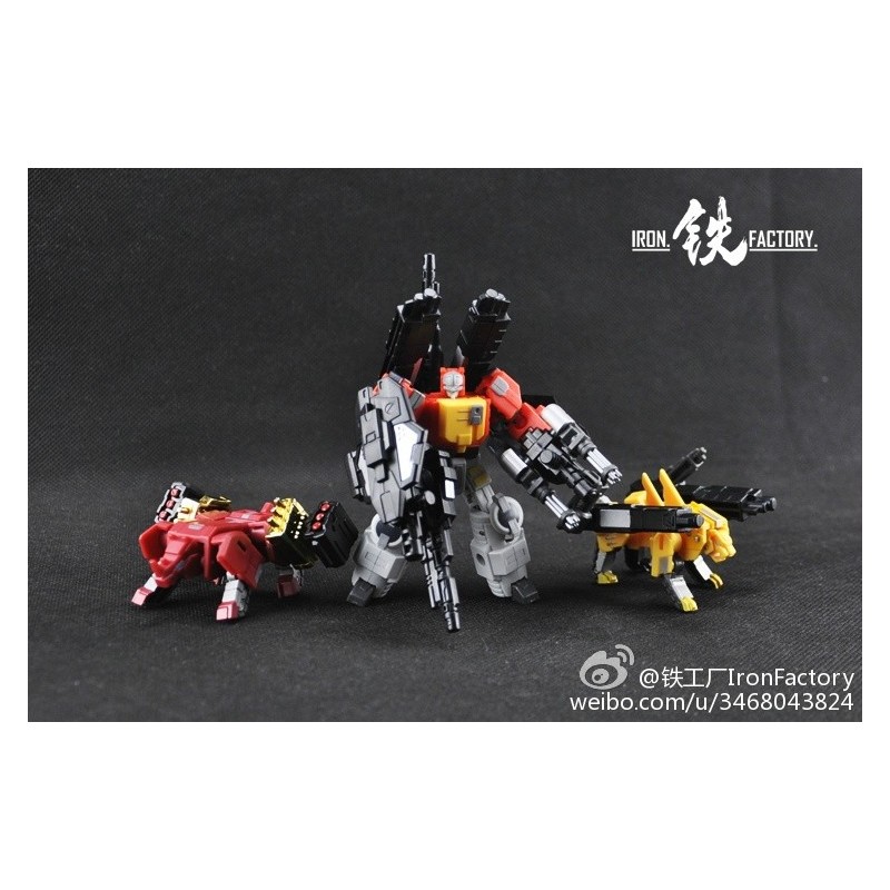 Iron Factory IF-EX03 Sonictech Bassrhino Leotrible - Set of 3