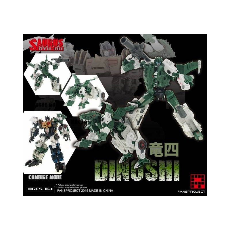 Fansproject Saurus Ryu-Oh Dinoshi