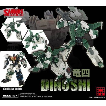 Fansproject Saurus Ryu-Oh Dinoshi
