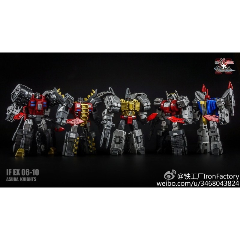 Iron Factory IF-EX06-10 set of 5 Ashura Knights