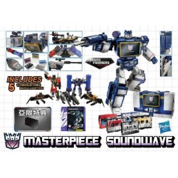 Transformers Asia Exclusive Masterpiece Soundwave w/ 5 Cassettes