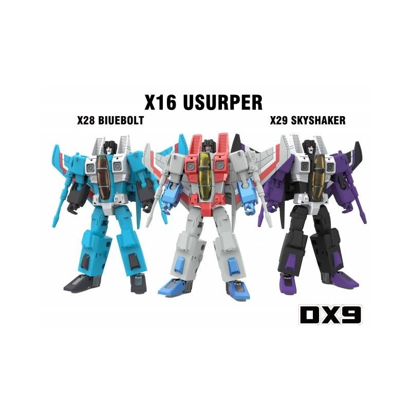 DX9 Toys War in Pocket X16 X28 X29 Seekers Set of 3