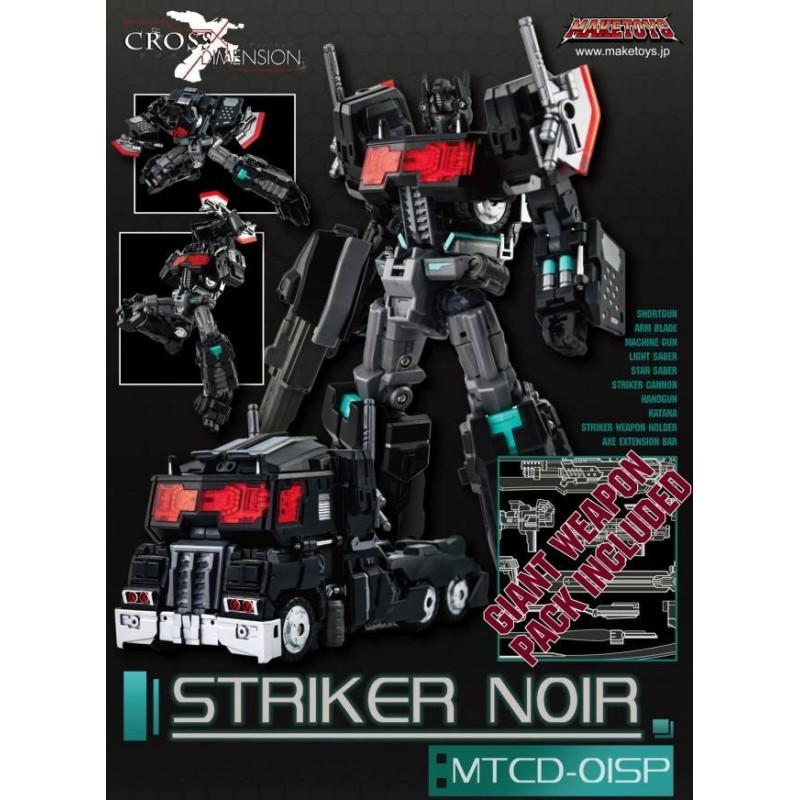 MakeToys MTCD-01SP Striker Noir
