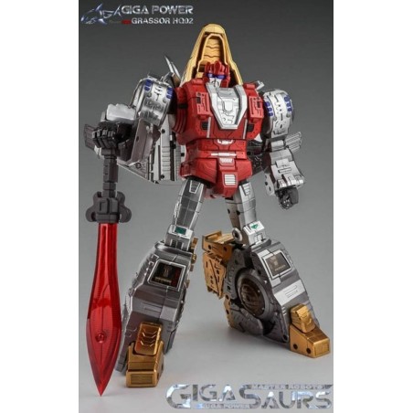 GigaPower Gigasaurs HQ-02 Grassor - Metallic Version
