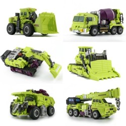 Generation Toy GT-01 Gravity Builder Set of 6 w/ GT-01G Tyrant & GT-01H Megasorry
