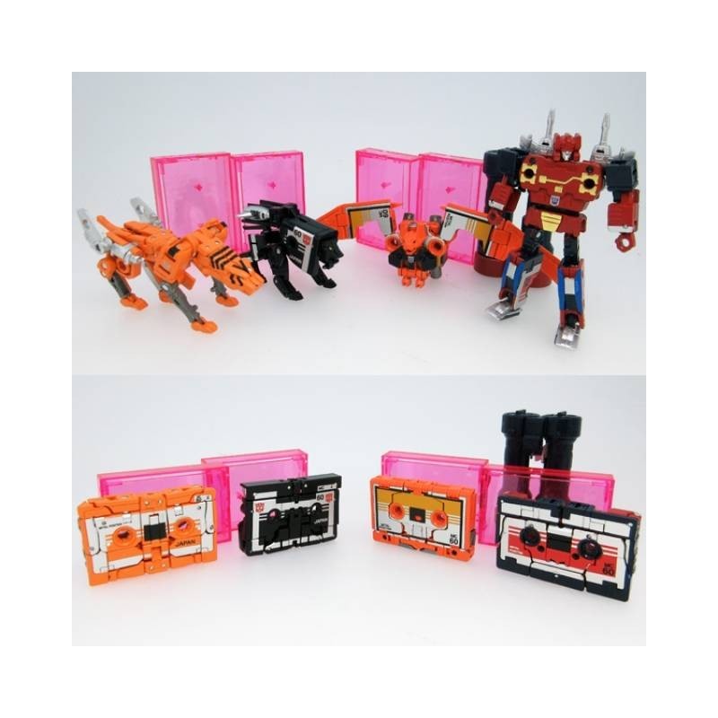 Transformers Masterpiece MP-15E & MP-16E CassetteBot Vs CassetteTron Set Takara Tomy Mall Exclusive 