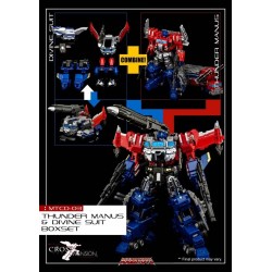 MakeToys MTCD-03 Thunder Manus w/ Divine Suit Boxset