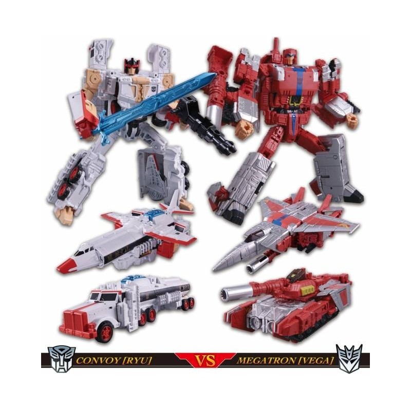Transformers Takara Tomy Mall Exclusives Street Fighters II Ryu vs. Vega Set