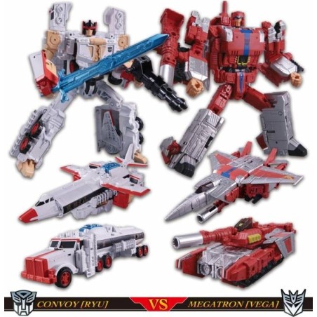 Transformers Takara Tomy Mall Exclusives Street Fighters II Ryu vs. Vega Set