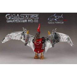 GigaPower Gigasaurs HQ-05R Gaudenter - Red - Chrome Version