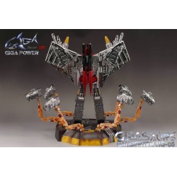 GigaPower Gigasaurs HQ-05R Gaudenter - Red - Chrome Version