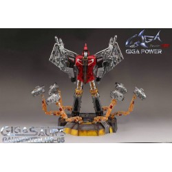 GigaPower Gigasaurs HQ-05R Gaudenter - Red - Chrome Version