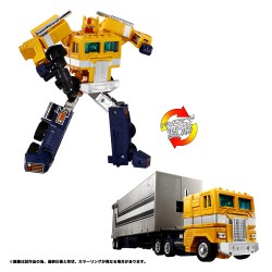 Transformers Takara Exclusive Missing Link C-01S Sentinel Prime w/ Trailer