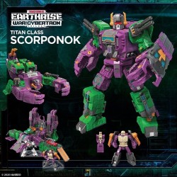 Transformers War for Cybertron Earthrise Titan Scorponok