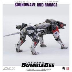 Three Zero Transformers Bumblebee DLX  Scale Collectible Series Soundwave & Ravage