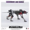 Three Zero Transformers Bumblebee DLX  Scale Collectible Series Soundwave & Ravage