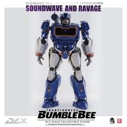 Three Zero Transformers Bumblebee DLX  Scale Collectible Series Soundwave & Ravage