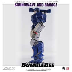 Three Zero Transformers Bumblebee DLX  Scale Collectible Series Soundwave & Ravage