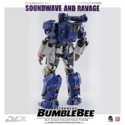 Three Zero Transformers Bumblebee DLX  Scale Collectible Series Soundwave & Ravage