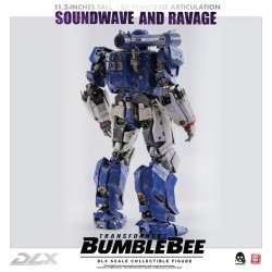 Three Zero Transformers Bumblebee DLX  Scale Collectible Series Soundwave & Ravage