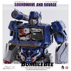 Three Zero Transformers Bumblebee DLX  Scale Collectible Series Soundwave & Ravage