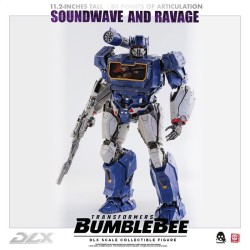 Three Zero Transformers Bumblebee DLX  Scale Collectible Series Soundwave & Ravage