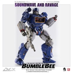 Three Zero Transformers Bumblebee DLX  Scale Collectible Series Soundwave & Ravage