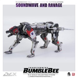 Three Zero Transformers Bumblebee DLX  Scale Collectible Series Soundwave & Ravage