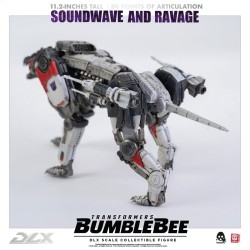 Three Zero Transformers Bumblebee DLX  Scale Collectible Series Soundwave & Ravage