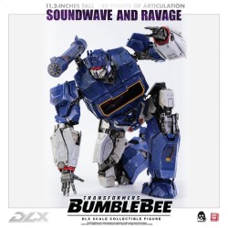 Three Zero Transformers Bumblebee DLX  Scale Collectible Series Soundwave & Ravage