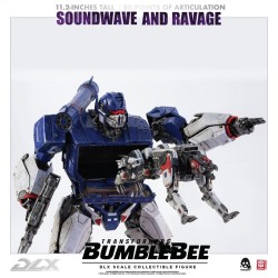 Three Zero Transformers Bumblebee DLX  Scale Collectible Series Soundwave & Ravage