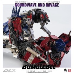 Three Zero Transformers Bumblebee DLX  Scale Collectible Series Soundwave & Ravage