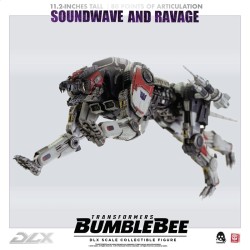Three Zero Transformers Bumblebee DLX  Scale Collectible Series Soundwave & Ravage
