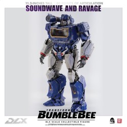 Three Zero Transformers Bumblebee DLX  Scale Collectible Series Soundwave & Ravage