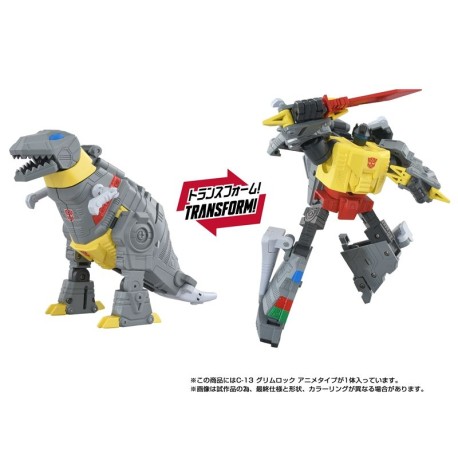 Transformers Takara Exclusive Missing Link C-13 Grimlock - Anime Colour Version