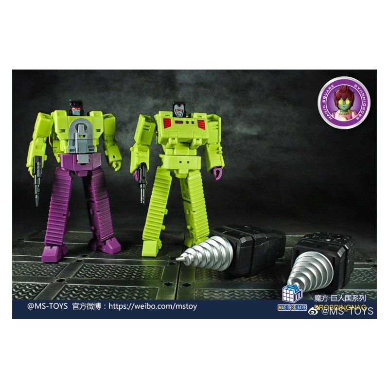 Magic Square MS-B41 Excavator Master & MS-B42 Bulldozer Master Set of 2