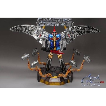 GigaPower Gigasaurs HQ-05R Gaudenter - Blue - Chrome Version
