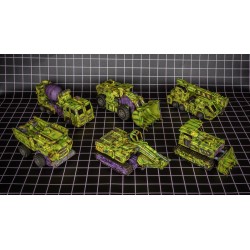 ToyWorld TW-C07G Battle Damaged Green Constructor Set of 6