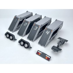 Fans Hobby MBA-06 Additional Trailer for MB-18 Energy Commander