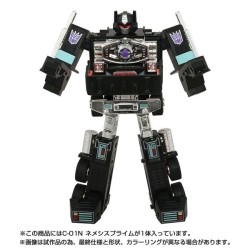 Transformers Takara Exclusive Missing Link C-01N Nemesis Prime w/ Trailer