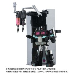 Transformers Takara Exclusive Missing Link C-01N Nemesis Prime w/ Trailer
