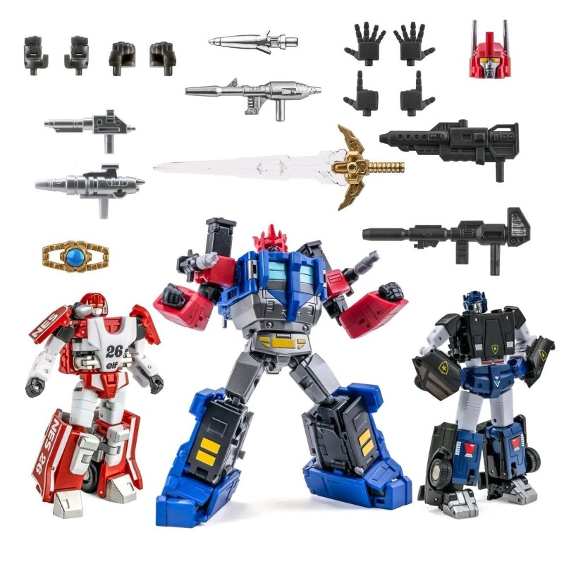 Newage Diaclone Set of 3 - H42EXR Shean & H28B Lucullu & H71P Dick