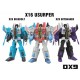 DX9 Toys War in Pocket X16 X28 X29 Seekers Set of 3