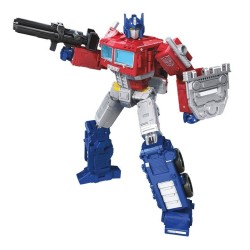 Transformers War for Cybertron Earthrise Voyager Optimus Prime w/ Trailer