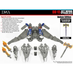 DNA Design DK-15 Jet Wing Upgrade Kits for Studio Series Optimus Prime (SS44/SS32/SS05) - Deluxe Edition